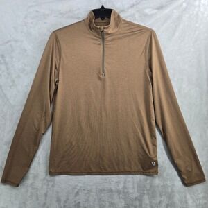 Vuori Ease Performance Half Zip 2.0 Shirt SMALL Stretch Long Sleeve Pullover EUC
